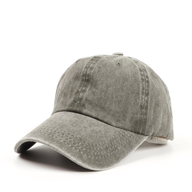RXIRUCGD Casquette de Baseball Ajustable Classique Basse Non Structurée Casquette Unie Hommes Femmes ( Vert Armée )