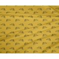 thumbnail image 4 of oneOone Polyester Lycra Yellow Fabric Rabbit Animal Sewing Material Print Fabric By The Yard 56 Inch Wide, 4 of 4