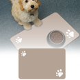 thumbnail image 2 of Pet Feeding Mat Washable And Reusable Cat And Dog Food Mat Training Puppy Water Absorbent Pad Quick Drying And Proof Mat Pottery Chargers Pottery Charger Plates End Table round Dinning Table with 6, 2 of 4