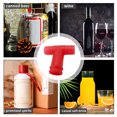 thumbnail image 4 of Decodeary Boire Boisson Tuba Peut Paille Acier Inoxydable Tuba Entonnoir Connecteur Rouge 1Set, 4 of 6