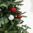 thumbnail image 2 of Holiday Time 45 Count Shatterproof Ornaments-Red/Silver/White, 2 of 4