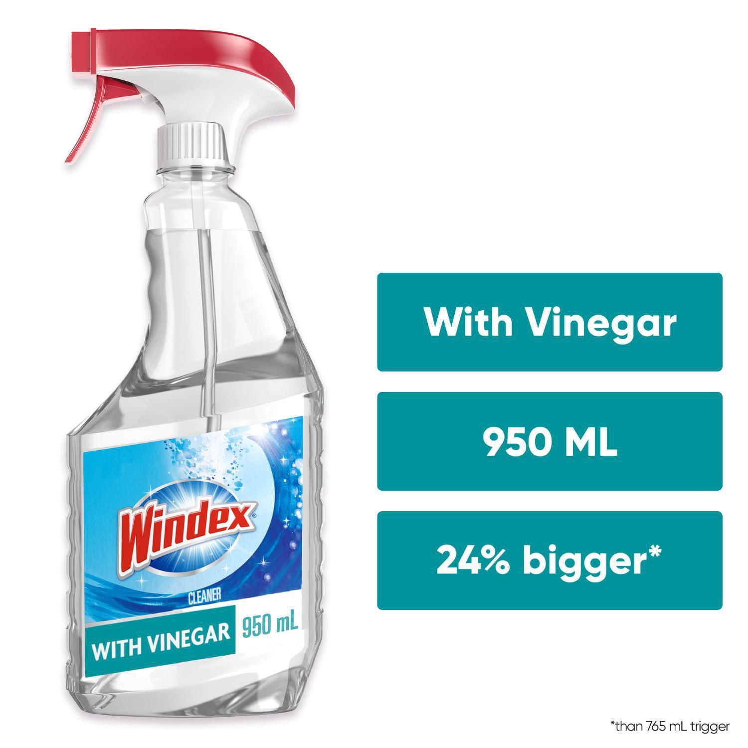 Windex® Multi-surface Cleaner with Vinegar, 950ml