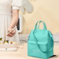 thumbnail image 3 of Reusable Lunch Box with Front Pocket - Leakproof Meal Bag for Work/School (26x25cm), 3 of 6