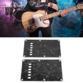 thumbnail image 4 of Electric 2PCS Electric Guitar Back Cover Plates with 6 Holes PVC Plastic Guitar Guard Backplate Replacement, 4 of 7
