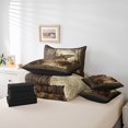 thumbnail image 4 of Erosebridal 7 Piece Bed in a Bag Queen Size Comforter Set for Kids Fishing Bedding Set,Rustic Bass Fish Reversible Bed Set,Farmhouse Comforter with Sheet Set,All Season, 4 of 5