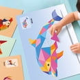 thumbnail image 4 of Apmemiss Clearance Geometry Puzzle Toys DIY Stickers Early Education Focus On Manual Training Enlightenment, 4 of 6