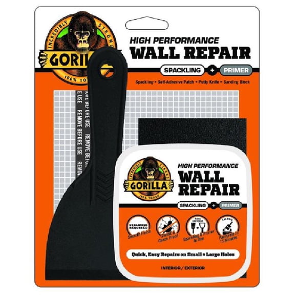 Gorilla Glue 107275 8 oz Wall Repair Kit, White