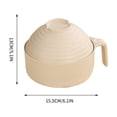 thumbnail image 4 of fheaev Microwave Ramen Bowl Straw Tableware Students Large Capacity Noodle Bowl Set Home Office Workers Dormitory Convenient Noodle Bowl Spoon Lunch Box, 4 of 8