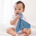 thumbnail image 5 of Btomtd Infant Cloth Soothing Handkerchief Infant Sleeping Doll Soothing Handkerchief, Blue, 5 of 5