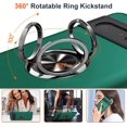thumbnail image 5 of KOMI for Google Pixel 7 Pro Case, Slim Fit Case for Pixel 7 Pro with Ring Holder Kickstand,[Military Grade Drop Tested] Dual Layer Shockproof Protective Phone Case for Pixel 7 Pro 6.7", Green, 5 of 5