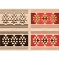 thumbnail image 1 of Ahgly Company Machine Washable Indoor Rectangle Transitional Khaki Gold Area Rugs, 4' x 6', 1 of 7