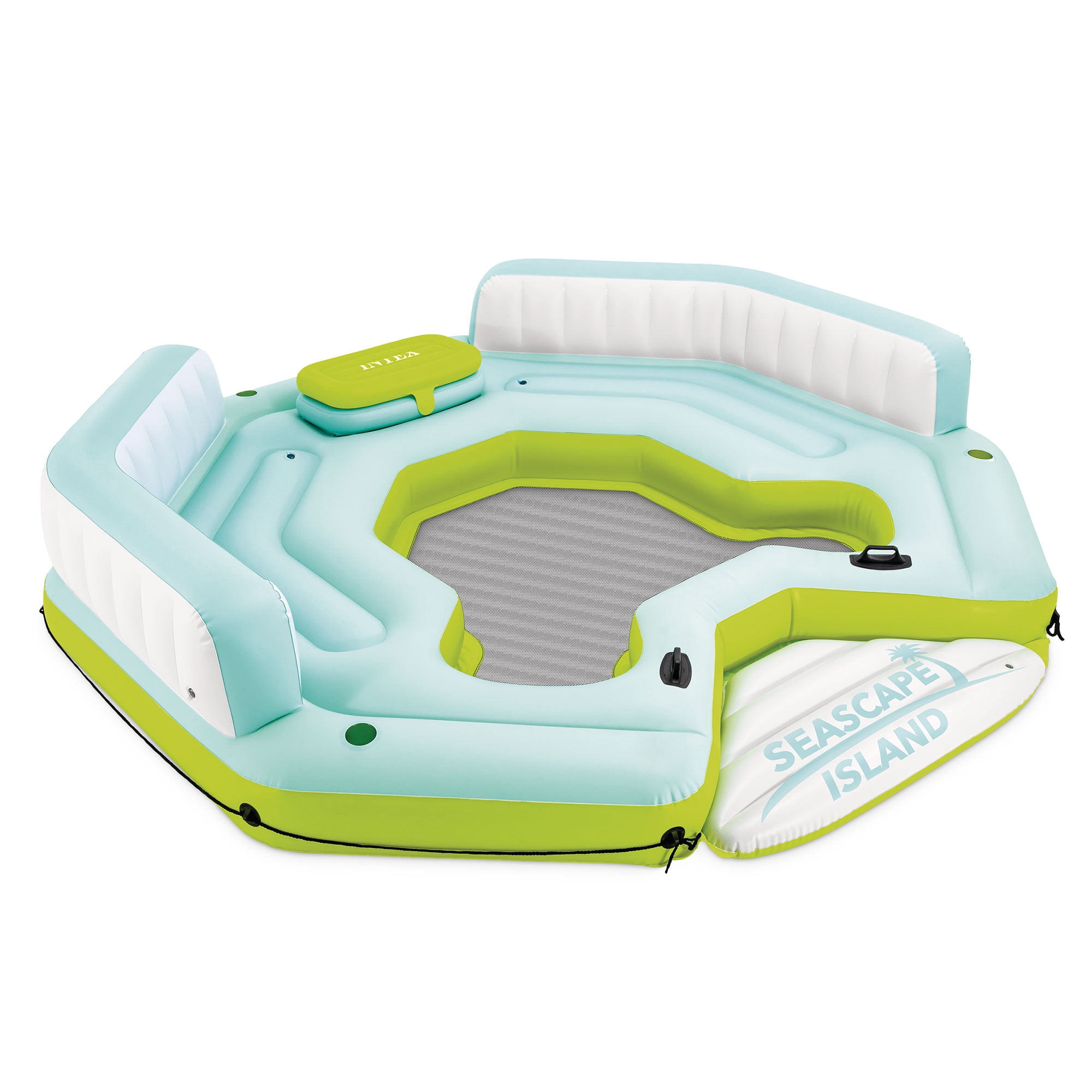 Intex Seascape Île Flottante avec Glacière Intégrée et Dossiers pour Adultes