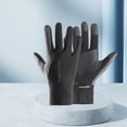 thumbnail image 2 of jinwen Gant de Course Léger Travail Thermique Toucher Froid Hiver Imperméable Temps Chaud Gris Foncé m, 2 of 8