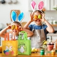 thumbnail image 4 of Easter Bunny Themed Reusable Non Woven Grocery Shopping and Kitchen Storage Tote Bags with Handles, 4 of 4