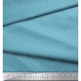 thumbnail image 3 of Soimoi Gray Cotton Voile Fabric Window Pane Check Printed Fabric 1 Yard 56 Inch Wide, 3 of 4