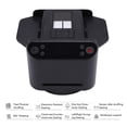 thumbnail image 3 of Automatic Card Shuffler and Dealer 360 Rotation, Supports 12 Players with 4 Remotes, Rechargeable Shuffling Machine, Self Cleaning Slot, 5200mAh Battery for Poker Blackjack, 3 of 7