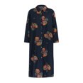 thumbnail image 4 of PVCS Chemise Habillée Femme Longue Jupe Manches Longues Poche Automne Printemps Col Chemise, 4 of 9