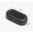 thumbnail image 2 of Car Solar Power Simulated Dummy Alarm,Anti-Theft LED Flashing Security Light Fake Lamp,Automotive Warning Interior Safety Lights with USB Port,Car Accessories for Most Cars,Car Solar Light, 2 of 9
