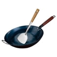 thumbnail image 3 of veasfak Wok Pan for Cooking Sautee Gas Cooking Wok Cookware General Pans Chinese Wok dia 34cm, 3 of 9