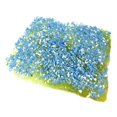 thumbnail image 3 of Yinanstore Grass Nest Model Simulation Turf Decoration Handmade Terrain Model Artificial Grass for Layout Railroad Gaming Terrain blue white, 3 of 8