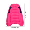 thumbnail image 3 of Inflatable Surfboard with Handles, ZZkhGO Lightweight Portable Body Boards for Kids, Soft PVC Pool Float Beach Board for Swimming Water Sports, Pink, 3 of 6