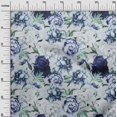 thumbnail image 3 of oneOone Polyester Spandex Dark Blue Fabric Floral Sewing Craft Projects Fabric Prints By Yard 56 Inch Wide-XO, 3 of 4