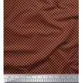 thumbnail image 1 of Soimoi Modal Satin Fabric Herringbone Small Printed Fabric 1 Yard 42 Inch Wide, 1 of 3