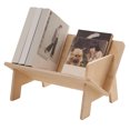 thumbnail image 3 of Bibliothèque Inclinée en Bois Support Triangulaire en Forme de V Polissage Fin pour Bureau Dortoir, 3 of 8