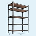 thumbnail image 3 of AKDSteel Étagère Métallique Réglable, Étagères de Rangement Robustes pour Garage pour sous-Sol, Entrepôt, Garde-Manger et Garde-Robe, 3 of 8