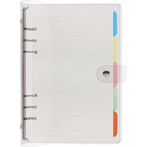 A5 Binder de sonnerie, 6 Beurre rond, clair