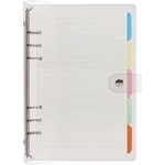 A5 Ring Binder, 6 Round Ring Binder, Clear