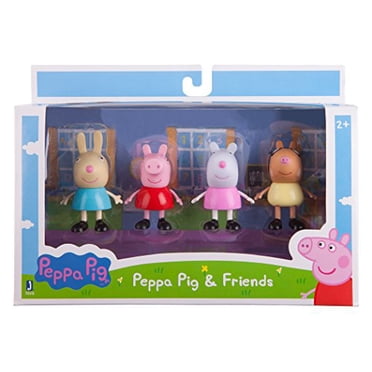Jazwares Peppa Pig and Friends Figurines de 3 Po, Lot de 4