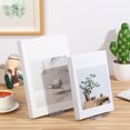 thumbnail image 4 of 6 Pack Acrylic Book Stand for Display Adjustable Clear Book Display Holder Easel Stand Collector Display Stand for Home Office Comic Book Album CD Magazine Postcard Picture Artworks, 4 of 6