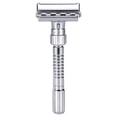 thumbnail image 4 of Manual Double Edge Safety Razor Plated with 5 Blades Reusable for Travel Men, 4 of 8