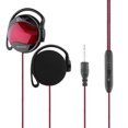thumbnail image 2 of Sports Ear Hook Padded Stereo Over the Ear Headphones Headset with Braided Cable Mic Control, 2 of 9