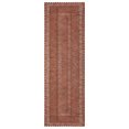thumbnail image 1 of Casavani Handblock Printed Cotton Hallway Stair Runner Rug Home Decor Kilim Rug, Brown 3x10 feet, 1 of 7