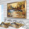 thumbnail image 3 of Designart - Peinture à l'Huile Ruisseau dans la Forêt - Impression sur Toile Encadrée, 3 of 3