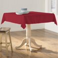 thumbnail image 4 of LA Linen TCpop58x58-CranberryP28 Polyester Poplin Square Tablecloth, Cranberry - 58 x 58 in., 4 of 4