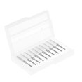 thumbnail image 4 of Unique Bargains 10 Pcs Embouts de Fraise en Carbure 2mm pour Machine PCB 1/8 Pieds Tige, 4 of 4