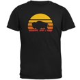 thumbnail image 1 of Retro 70s Sunset Buffalo Bison Mens T Shirt, 1 of 1