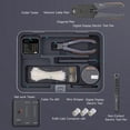 thumbnail image 4 of 13-in-1 Electrical & Network Tool Kit with Voltage Tester, Crimper, Case for Home DIY & Repairs, 4 of 8