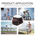thumbnail image 2 of Bike Saddle Bag Convenient Bike Pouch Reusable Bike Bag Bicycles Front Frame Bag Large Bike Bag, 2 of 9