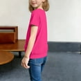 thumbnail image 3 of Girls Hooded Sweatshirt for Kids Double Pocket Pullover Top Medium Large Size, 3 of 7