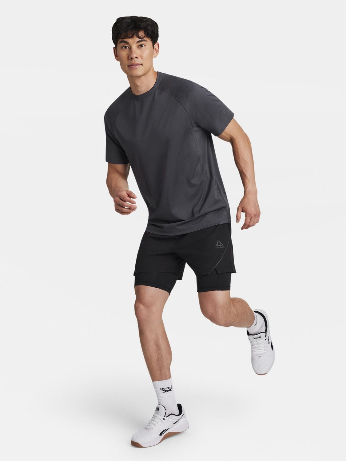 Reebok Short d'entraînement 2-en-1 Strength 5 po pour hommes