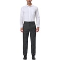 thumbnail image 2 of INSPIRE CHIC Men's Pants Stripes Zipper Closure Front Pockets Dress Pants 30 Black, 2 of 7