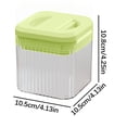 thumbnail image 3 of Wzzjkit Contenants de Céréales Rangement, Réservoir Scellé à Pression Rangement de Cuisine Réservoir de Qualité Alimentaire Boîte de Rangement de Grains en Plastique, Contenant de Rangement pour Riz, 3 of 3