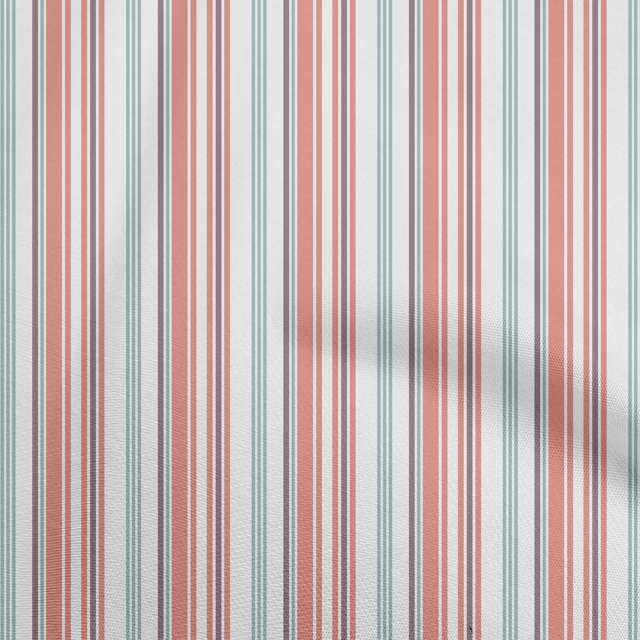 oneOone Cotton Flex Orange Fabric Stripes Sewing Craft Projects Fabric Prints By Yard 40 Inch Wide-R1