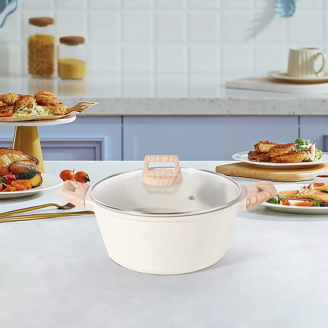 Dvkptbk soup pot Household Thickened Soup Pot Stew Pot and Large Capacity Cooking Pot for All Stoves