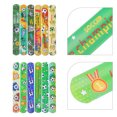 thumbnail image 2 of 12pcs Soccer Theme PVC Slap Bracelets Football Competition Theme Slap Bands, 2 of 9