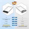 thumbnail image 3 of External HDD Case 5Gbps USB Hard Disk Case Drive Enclosure, 3 of 5